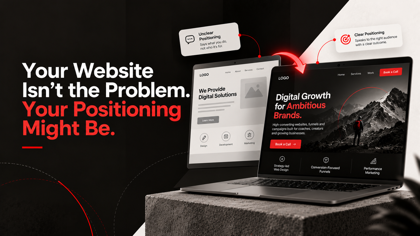 Your Website Isn't the Problem. Your Positioning Might Be.